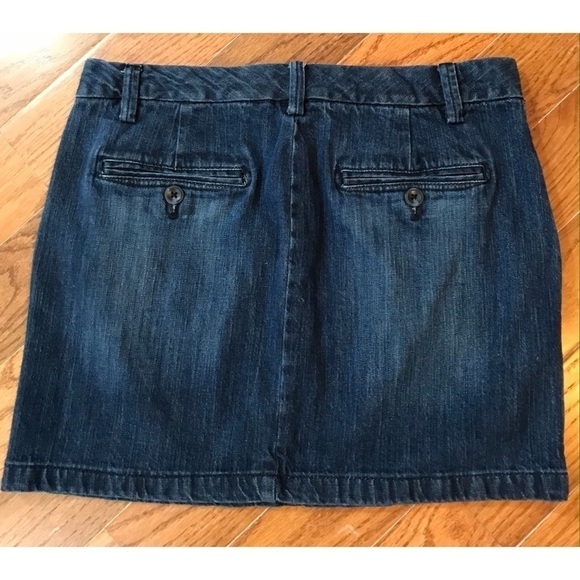GAP Denim Trouser Mini Skirt - Picture 2 of 7
